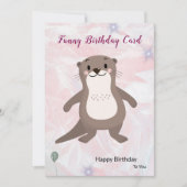 Funny Birthday Card Einladung (Vorderseite)