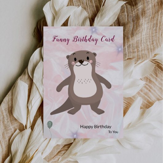 Funny Birthday Card Einladung