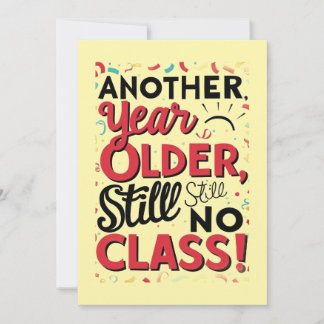 Funny Birthday Card Einladung