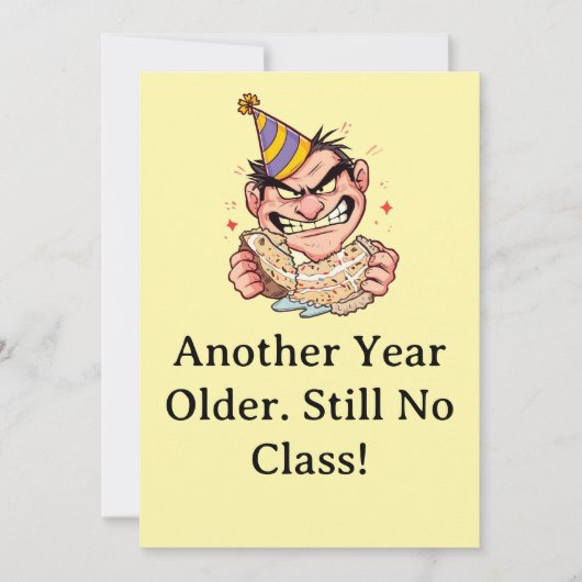 Funny Birthday Card Einladung (Vorderseite)