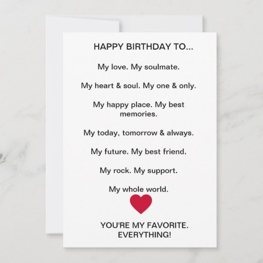 Funny Birthday Card Feiertagskarte (Vorderseite)