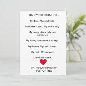 Funny Birthday Card Feiertagskarte (Stehend Vorderseite)