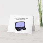 Funny Birthday Card for Computer Programmer Geek Karte (Vorderseite)