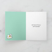 Funny Birthday Card for Drummers Karte (Innenseite)