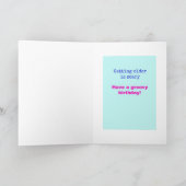 Funny birthday card for older person karte (Innenseite)