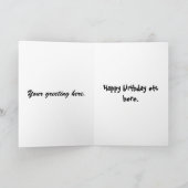Funny Birthday Card für Dairy Bauer Karte (Innenseite)