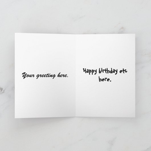 Funny Birthday Card für Dairy Bauer Karte (Innenseite)