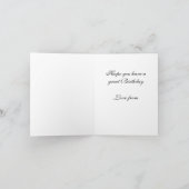 Funny Birthday Card für den Alan Partridge Fan! Karte (Innenseite)