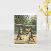 Funny Birthday Card für den Alan Partridge Fan! Karte (Gelbe Blume)