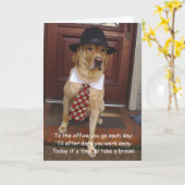 Funny Birthday Card für Ehemann Karte (Gelbe Blume)