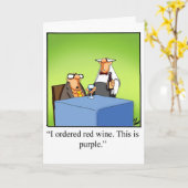 Funny Birthday Card für ihn Karte (Gelbe Blume)