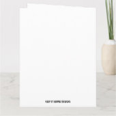 Funny Birthday Card für ihn oder sie | Beste Vakue Karte (Rückseite)