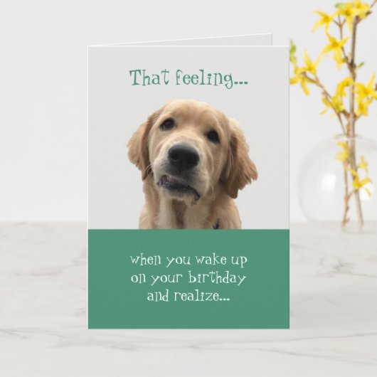 Funny Birthday Card für jedermann Karte (Gelbe Blume)