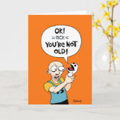 Funny Birthday Card für Typ Karte (Gelbe Blume)