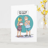 Funny Birthday Card für Vater Karte (Gelbe Blume)