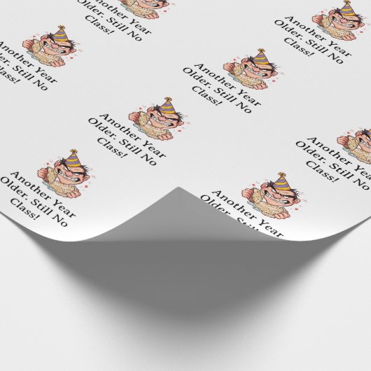 Funny Birthday Card Geschenkpapier (Ecke)