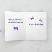 Funny Birthday Card - Good Friend ist wie eine Bra Karte (Innenseite)
