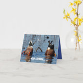 Funny Birthday Card Karte (Gelbe Blume)