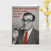 Funny Birthday card Karte (Gelbe Blume)