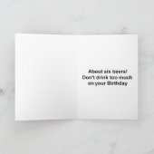 Funny Birthday Card Karte (Innenseite)