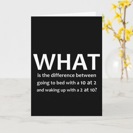 Funny Birthday Card Karte (Gelbe Blume)