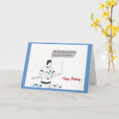 Funny Birthday Card Karte (Gelbe Blume)