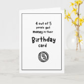 Funny Birthday Card Karte (Gelbe Blume)