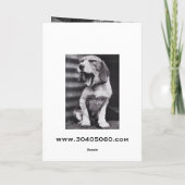 Funny Birthday Card Karte (Rückseite)