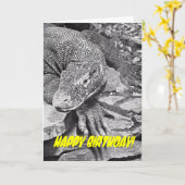Funny Birthday Card Karte (Gelbe Blume)