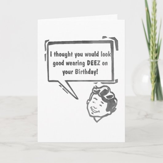 Funny Birthday Card Karte (Vorderseite)