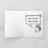 Funny Birthday Card Karte (Innenseite)