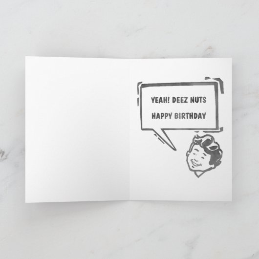 Funny Birthday Card Karte (Innenseite)