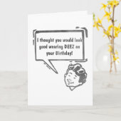 Funny Birthday Card Karte (Gelbe Blume)