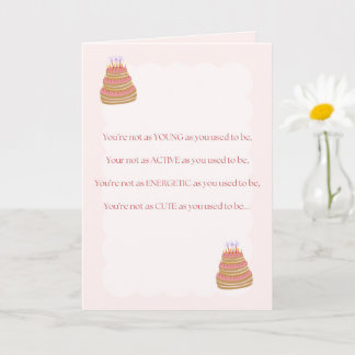 Funny Birthday Card Karte
