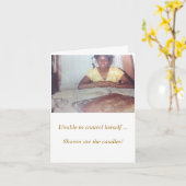 FUNNY BIRTHDAY CARD KARTE (Gelbe Blume)