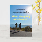 Funny Birthday Card Karte (Gelbe Blume)