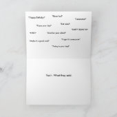 Funny Birthday Card Karte (Innenseite)
