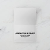 Funny Birthday Card Karte (Innenseite)