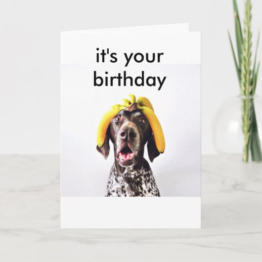 Funny Birthday Card Karte (Vorderseite)