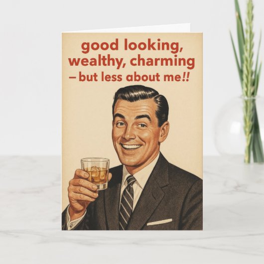 Funny Birthday card  Karte (Vorderseite)