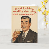 Funny Birthday card Karte (Gelbe Blume)