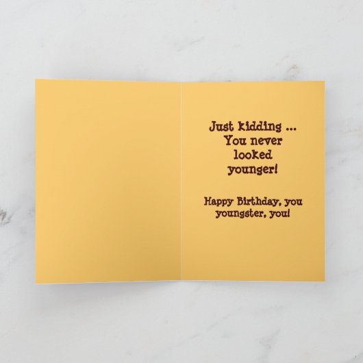 Funny Birthday Card Karte (Innenseite)