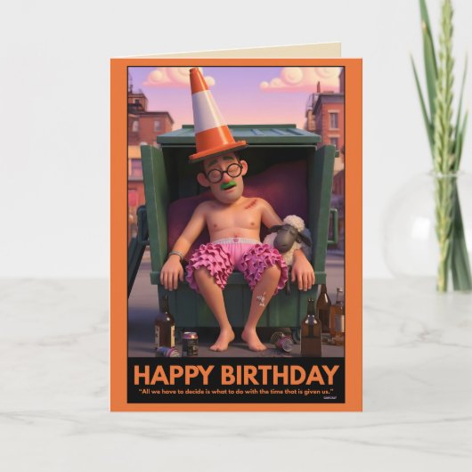 Funny Birthday Card Karte (Vorderseite)