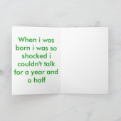 Funny Birthday Card Karte (Innenseite)