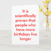 Funny Birthday Card Karte (Gelbe Blume)