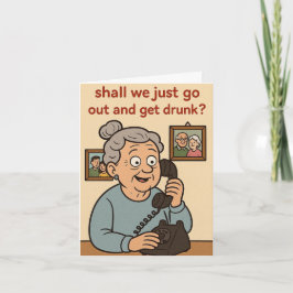 Funny Birthday card Karte