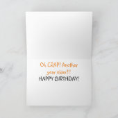 Funny Birthday Card - Kitty Business Man Card Karte (Innenseite)