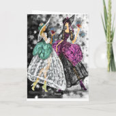 Funny Birthday Card Ladys Drinking Wine - Chef Karte (Rückseite)