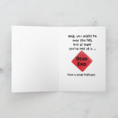 Funny Birthday Card-Men's Birthday Card Karte (Innenseite)