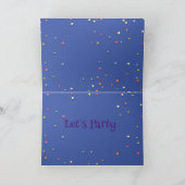 Funny Birthday Card mit Dinosauriern & Basset Houn Karte (Innenseite)